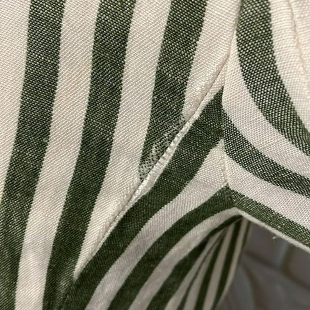 L'agence Striped Blazer Linen Blend Size 2 Luxury Designer - Picture 7 of 11